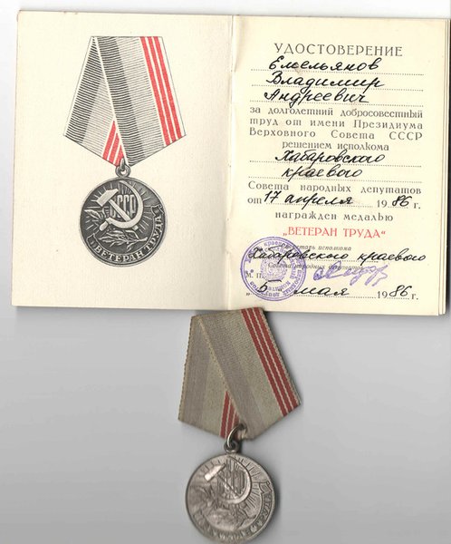 Файл:Медаль ветеран труда.png